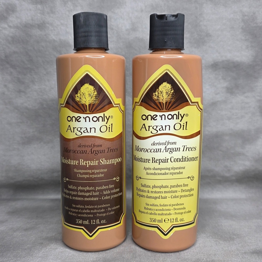 One 'n Only Argan Oil Moisture Repair Shampoo & Conditioner SET 12 fl oz